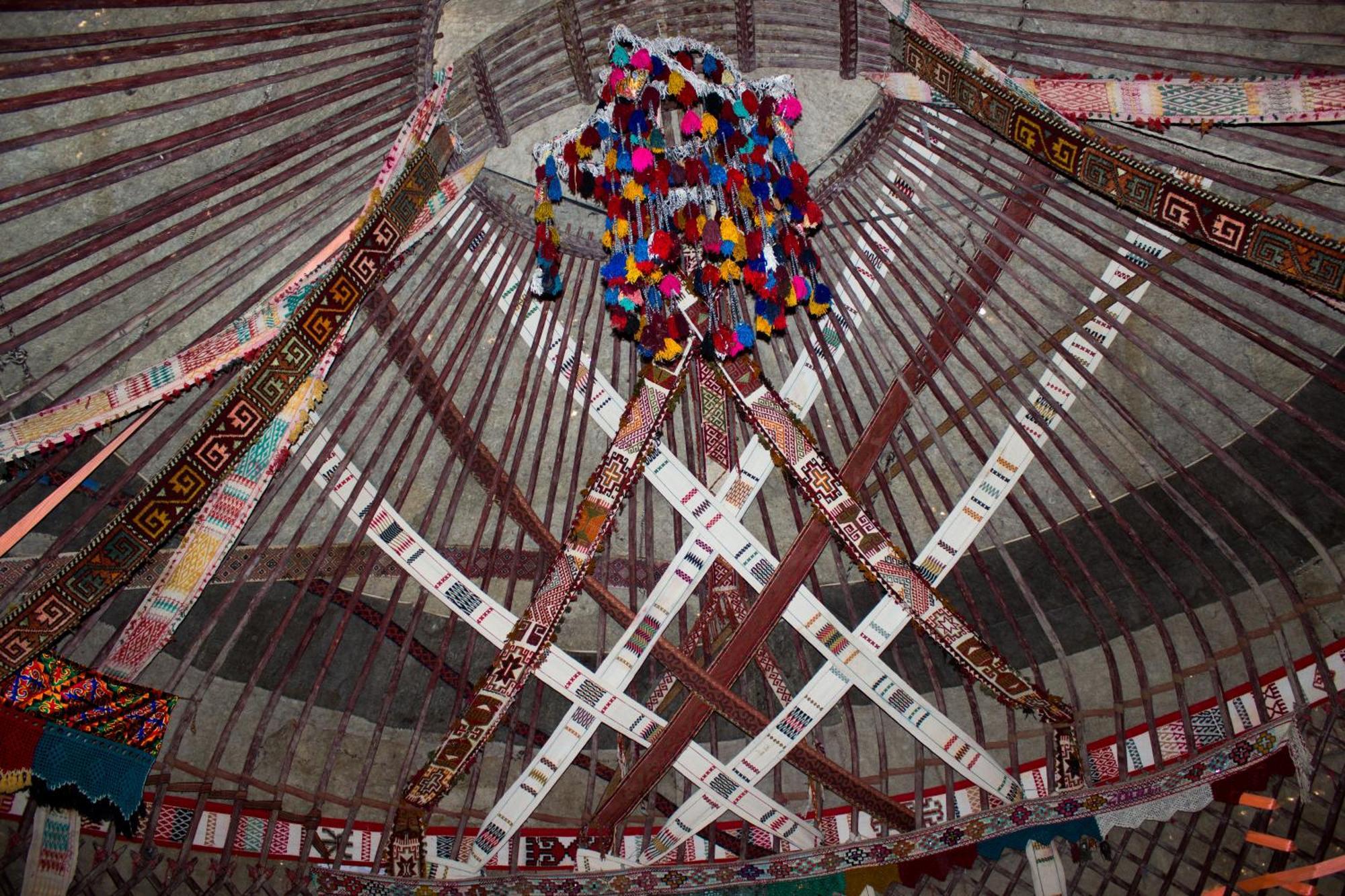 Authentic Uzbek Yurt Camp Eco-Friendly Hotel Nurota Luaran gambar